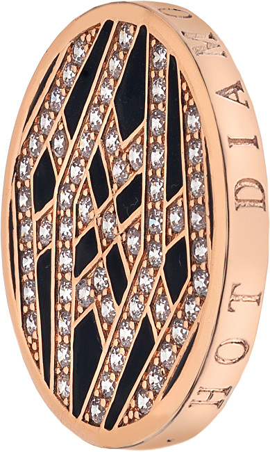 Hot Diamonds Přívěsek Emozioni Art Deco Classic Rose EC113-133 33 mm