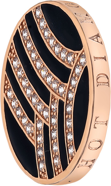 Hot Diamonds Přívěsek Emozioni Art Deco Curve Rose EC114-134 25 mm