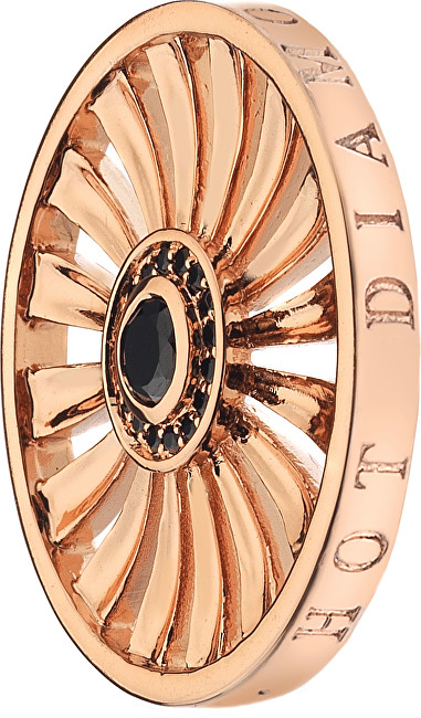 Hot Diamonds Přívěsek Emozioni Art Deco Sunrise Rose Gold EC100-120 33 mm