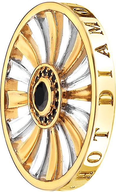 Hot Diamonds Přívěsek Emozioni Art Deco Sunrise Yellow EC098-118 33 mm