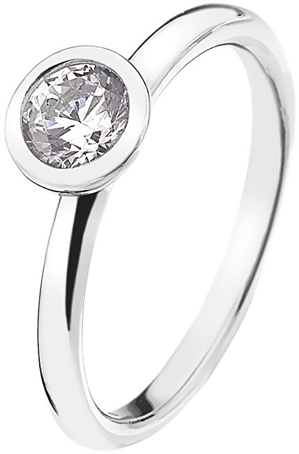 Hot Diamonds Stříbrný prsten Emozioni Scintilla Clear Innocence ER018 57 mm
