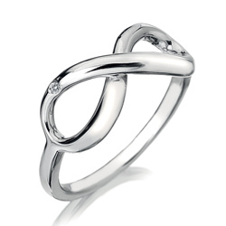Hot Diamonds Stříbrný prsten Hot Diamonds Infinity DR144 53 mm