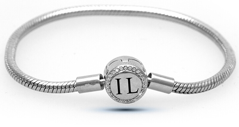 Infinity Love Stříbrný náramek na korálky a přívěsky HC-371 18 cm