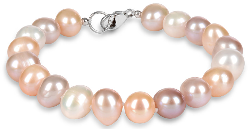 JwL Luxury Pearls Náramek z pravých multibarevných perel JL0364