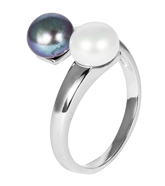 JwL Luxury Pearls Stříbrný prsten s pravými perlami JL0546