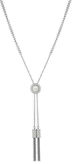 Liu.Jo Ocelový náhrdelník s třásněmi LJ1293