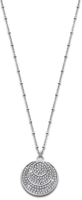 Lotus Style Ocelový náhrdelník s krystaly LS1871-1/1