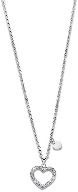 Lotus Style Ocelový náhrdelník se srdcem LS2026-1/1