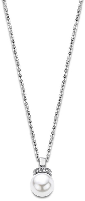 Lotus Style Stylový náhrdelník s perličkou LS2021-1/1