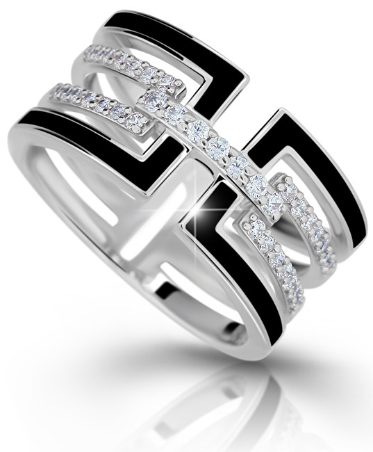 Modesi Luxusní stříbrný prsten M11071 56 mm
