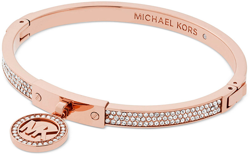 Michael Kors Pevný luxusní náramek s krystaly MKJ5978791