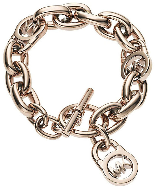Michael Kors Pozlacený náramek s logem MKJ2752791