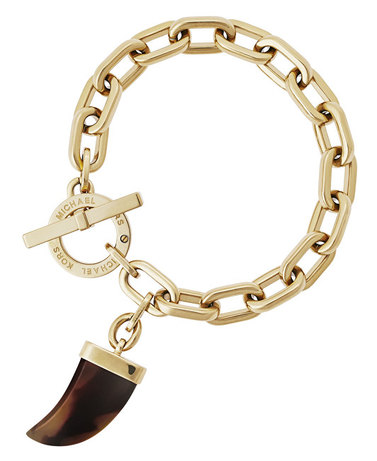 Michael Kors Pozlacený náramek s přívěskem MKJ5277710