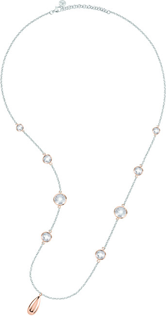 Morellato Ocelový náhrdelník s krystaly Gipsy SAQG01