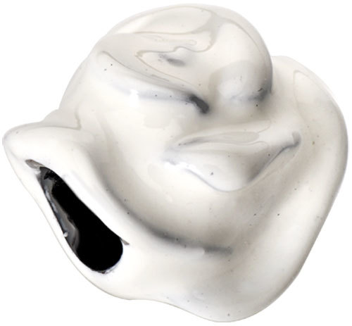 Morellato Ocelový přívěsek Drops White Rose SCZB0