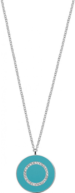 Morellato Stříbrný náhrdelník s tyrkysovým přívěskem Perfetta SALX19 (řetízek, přívěsek)