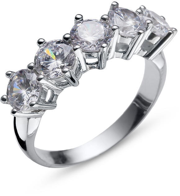 Oliver Weber Originální prsten s krystaly Friend 63235 XL (60 - 63 mm)