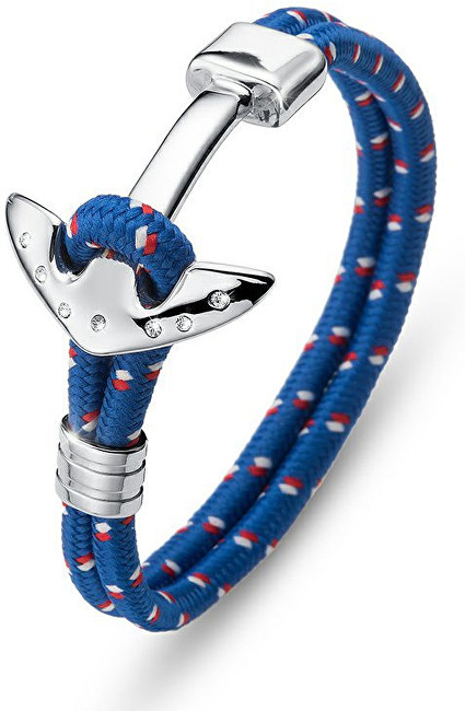 Oliver Weber Pánský stylový náramek Anchor 67023 BLUE