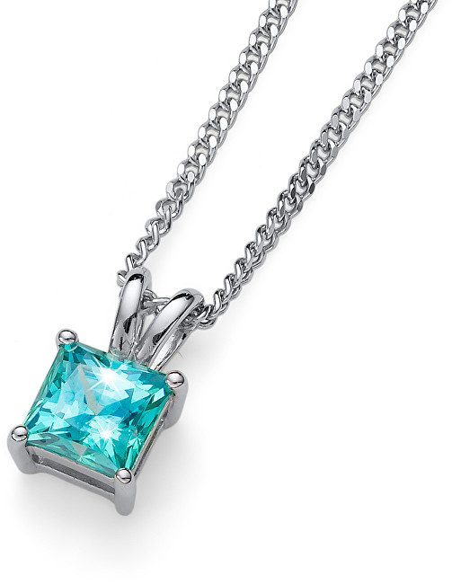 Oliver Weber Stříbrný náhrdelník s krystalem Catch 61142 MIN (řetízek, přívěsek)