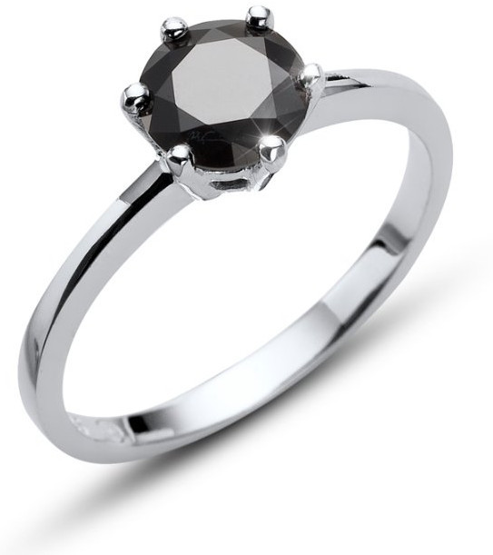 Oliver Weber Stříbrný prsten Morning Brilliance Large 63217 BLA M (53 - 55 mm)
