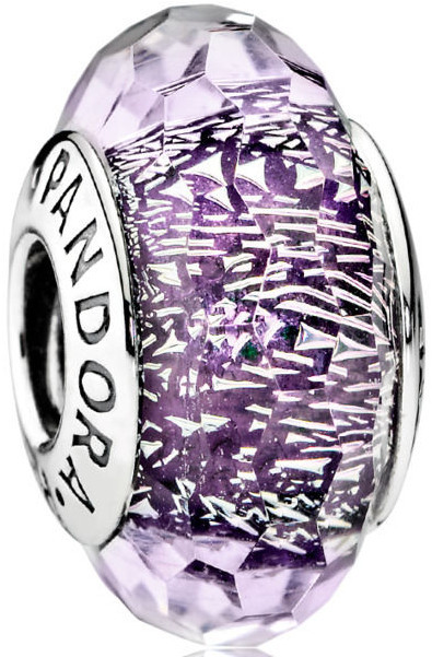 Pandora Jiskřivý fialový korálek 791663