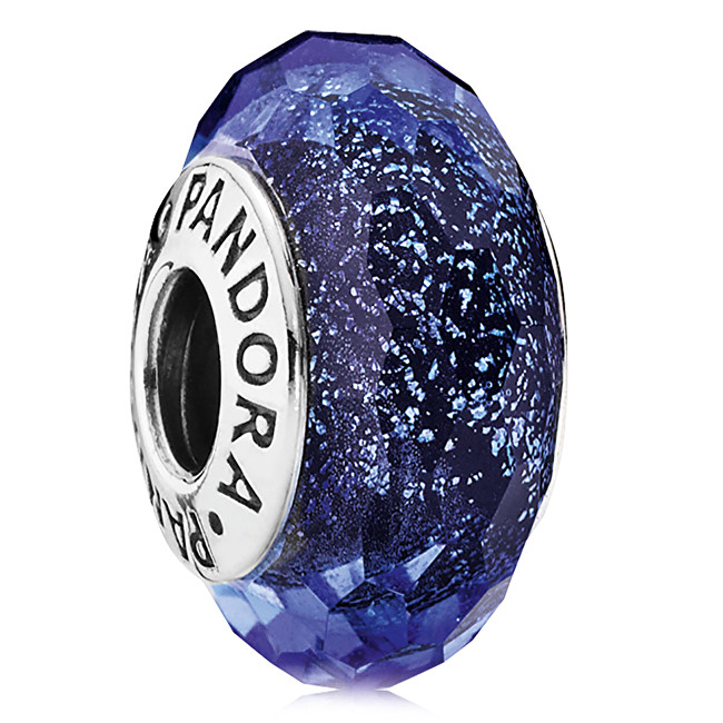 Pandora Modrý skleněný korálek 791646