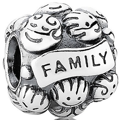 Pandora Stříbrný korálek Láska k rodině 791039