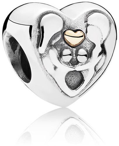 Pandora Stříbrný korálek Srdce pro rodinu 791771