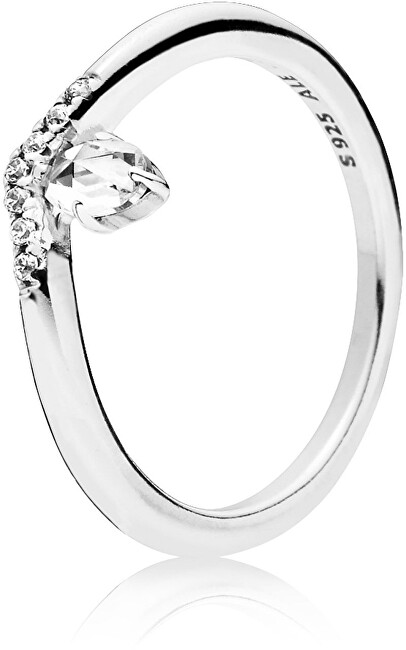 Pandora Stříbrný prsten s kamínky 197790CZ 54 mm