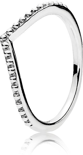 Pandora Stříbrný prsten s korálky 196315 56 mm
