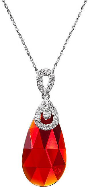 Preciosa Náhrdelník Ruby Glow Siam 6786 63