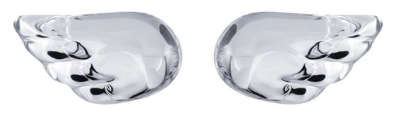 Preciosa Stříbrné náušnice Crystal Wings 6065 00