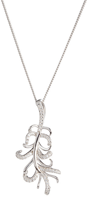 Preciosa Stříbrný náhrdelník s krystaly Joy 5188 00 (řetízek, přívěsek)