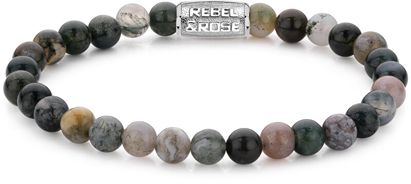 Rebel&Rose Korálkový náramek Indian Summer RR-60018-S 16,5 cm - S