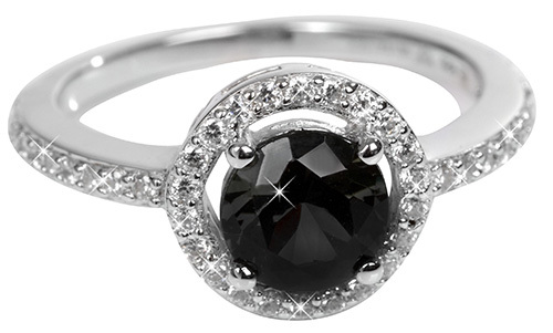 Silver Cat Stříbrný prsten s krystaly SC163 58 mm