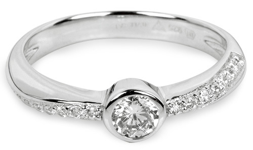 Silver Cat Stříbrný prsten se zirkony SC177 54 mm