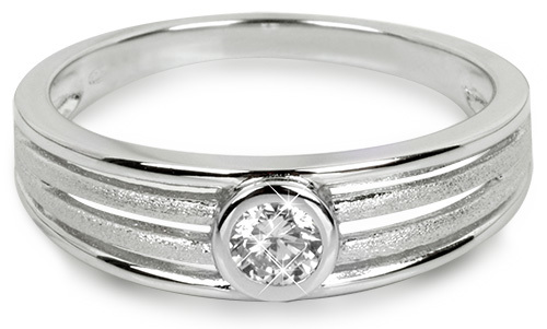 Silver Cat Stříbrný prsten se zirkony SC209 54 mm