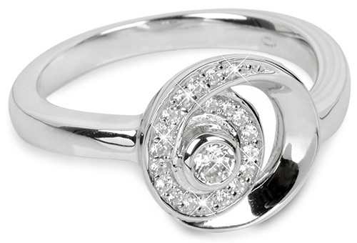 Silver Cat Stříbrný prsten se zirkony SC221 54 mm