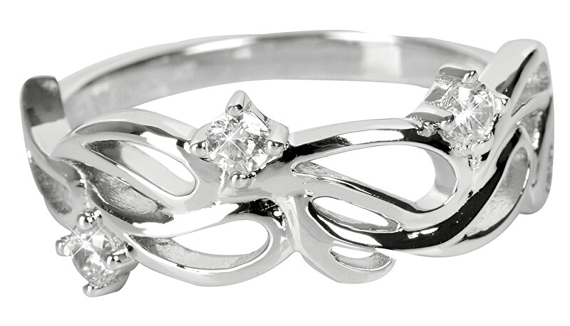 Silver Cat Stříbrný prsten se zirkony SC227 54 mm