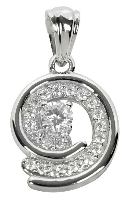 Silver Cat Stříbrný přívěsek s krystaly SC020