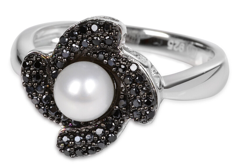 Silver Cat Stříbrný prsten s krystaly SC061 56 mm