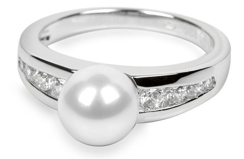 Silver Cat Stříbrný prsten s krystaly SC076 52 mm