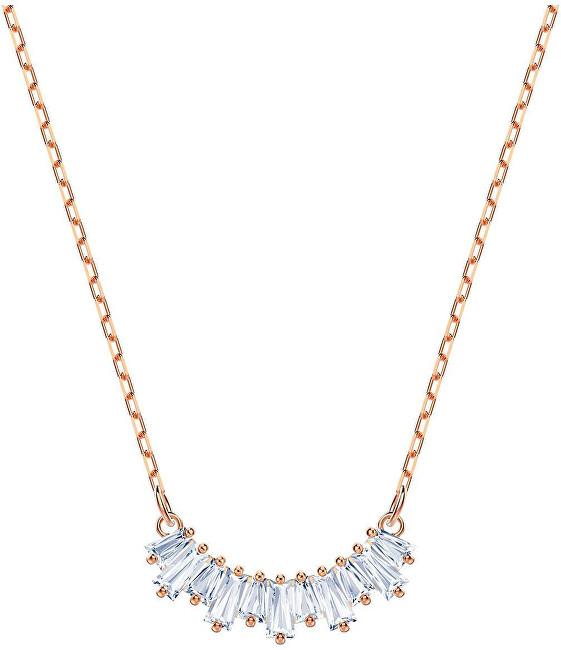 Swarovski Bronzový náhrdelník s třpytivými krystaly SUNSHINE 5459590