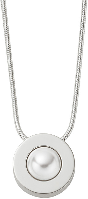 Skagen Dámský ocelový náhrdelník s perlou SKJ0792040