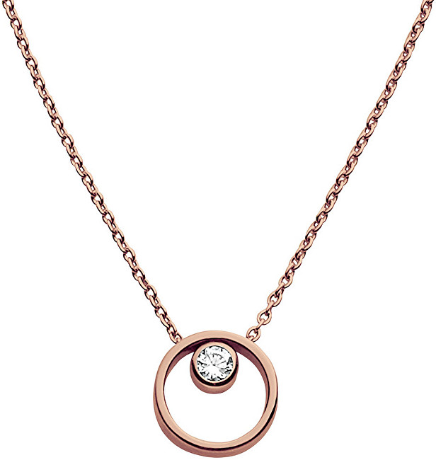 Skagen Romantický bronzový náhrdelník SKJ0850791