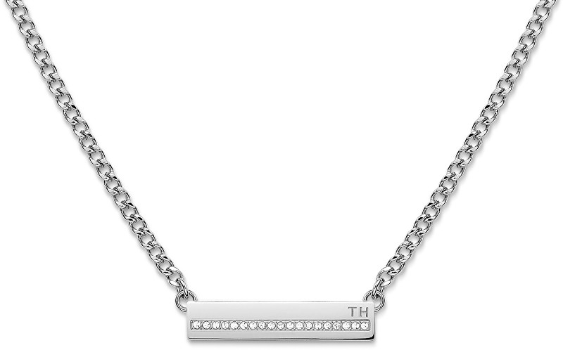 Tommy Hilfiger Ocelový náhrdelník s krystaly TH2700918