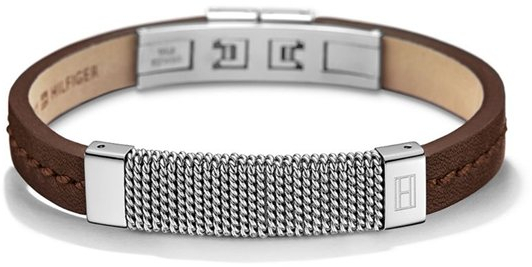 Tommy Hilfiger Pánský kožený náramek TH2700763