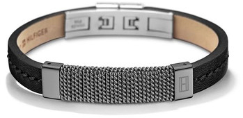 Tommy Hilfiger Pánský kožený náramek TH2700764