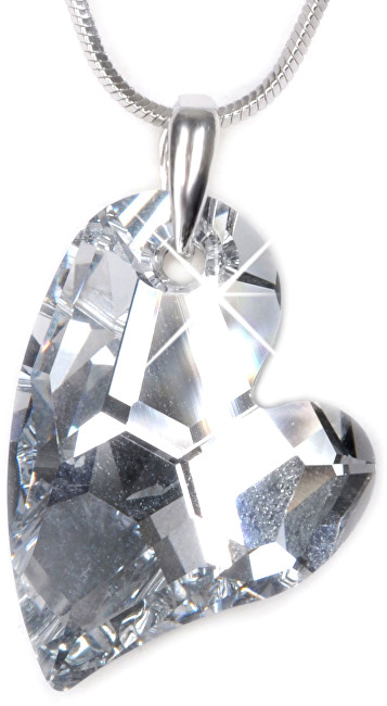 Troli Náhrdelník Heart D2Y 27 mm Crystal