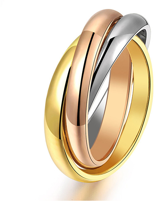 Troli Ocelový tricolor prsten KRS-247 54 mm